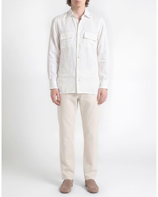 Camisa Kiton de hombre de color White