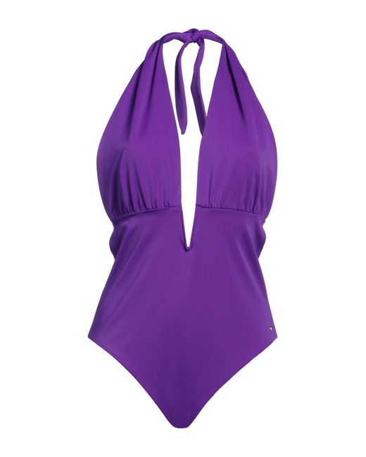 Tom Ford Purple One-piece Swimsuit