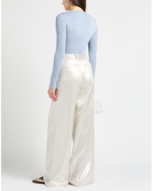 Mugler Blue Bodysuit Viscose, Elastane, Polyamide