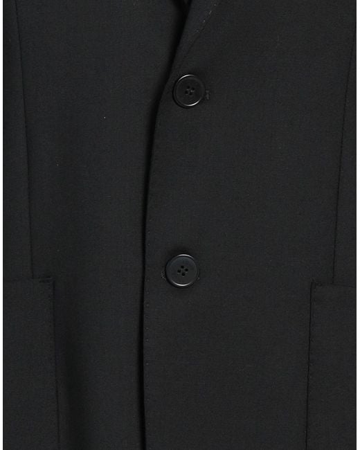 Liu Jo Black Blazer Wool, Polyester, Elastane for men