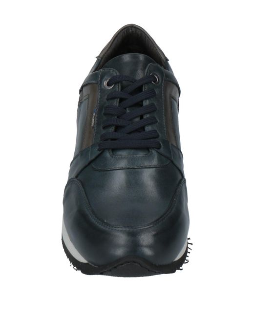 Exton Blue Sneakers Soft Leather for men