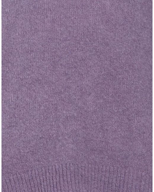 Luisa Cerano Purple Sweater Alpaca Wool, Polyamide, Wool, Elastane