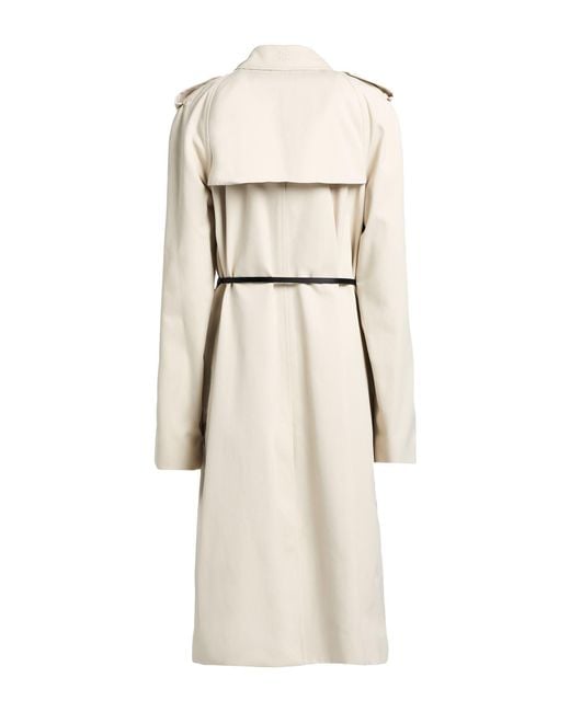 Givenchy Natural Overcoat & Trench Coat Polyester, Cotton
