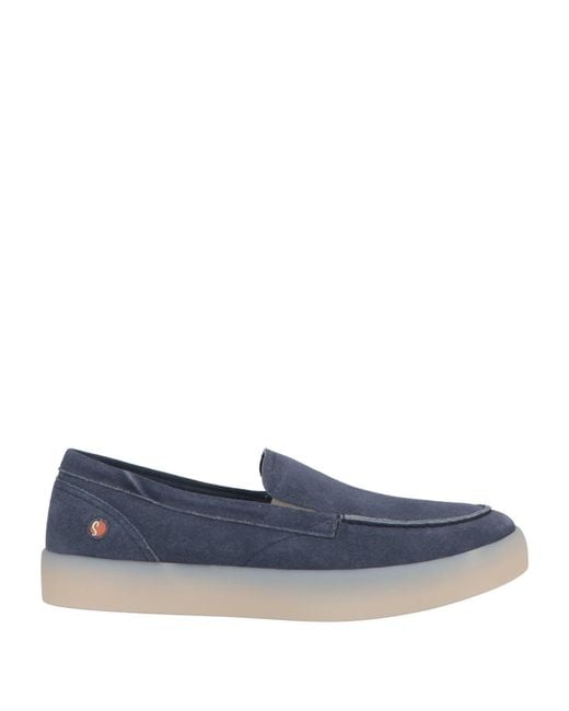 Softinos Blue Loafers Leather for men