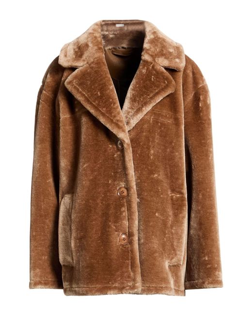 Shearling & Teddy di Stand Studio in Brown
