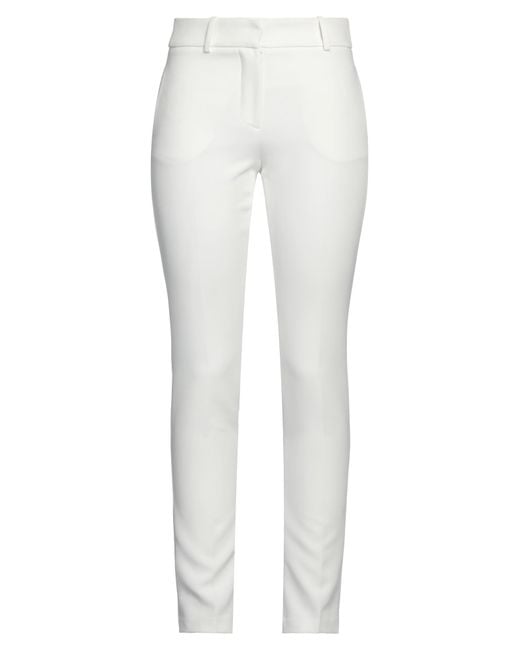ERMANNO FIRENZE White Pants Polyamide, Elastane