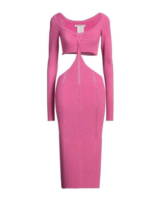 Philosophy Di Lorenzo Serafini Pink Midi Dress
