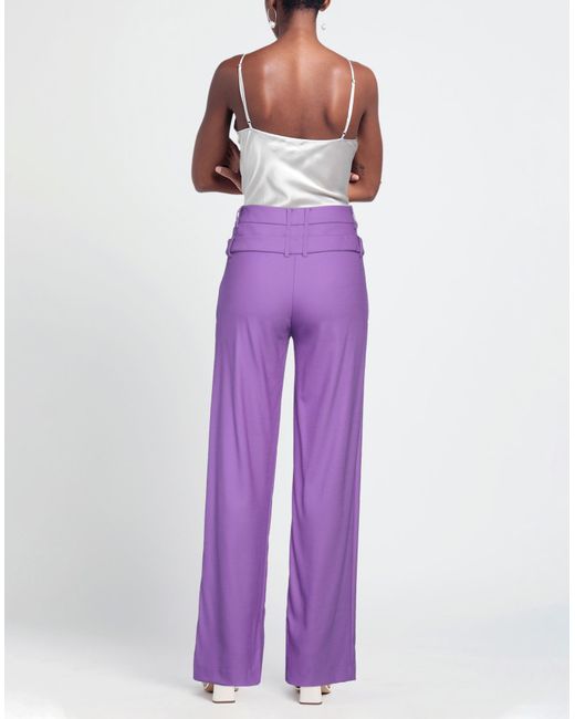 David Koma Purple Trouser