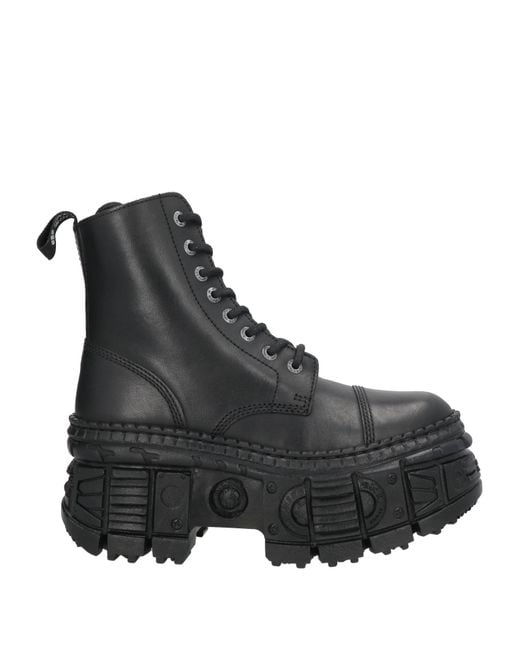 New Rock Black Stiefelette