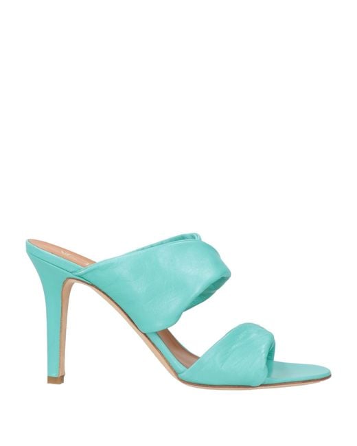 Via Roma 15 Blue Sandals