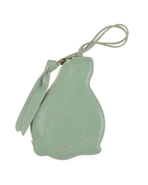 Jil Sander Green Coin Purse