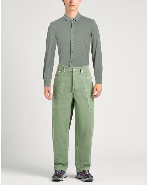 Camisa Alpha Studio de hombre de color Green