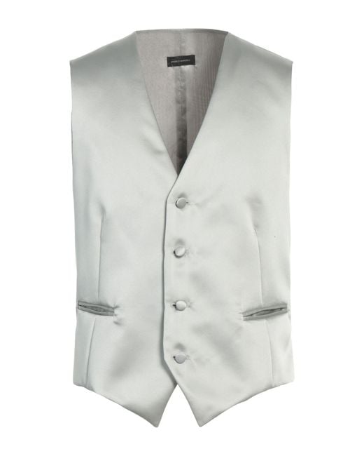 Angelo Nardelli Gray Waistcoat for men