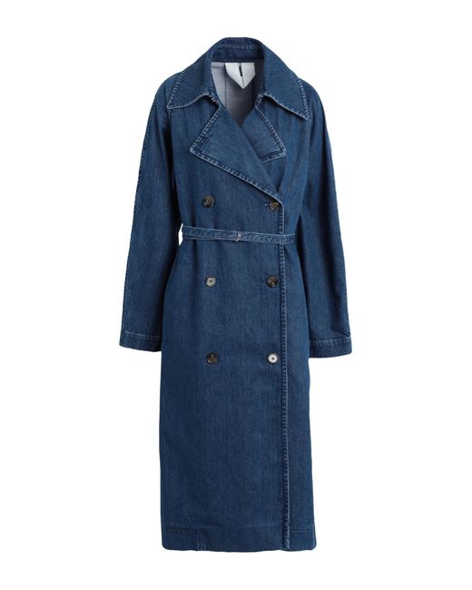 ARKET Blue Overcoat & Trench Coat