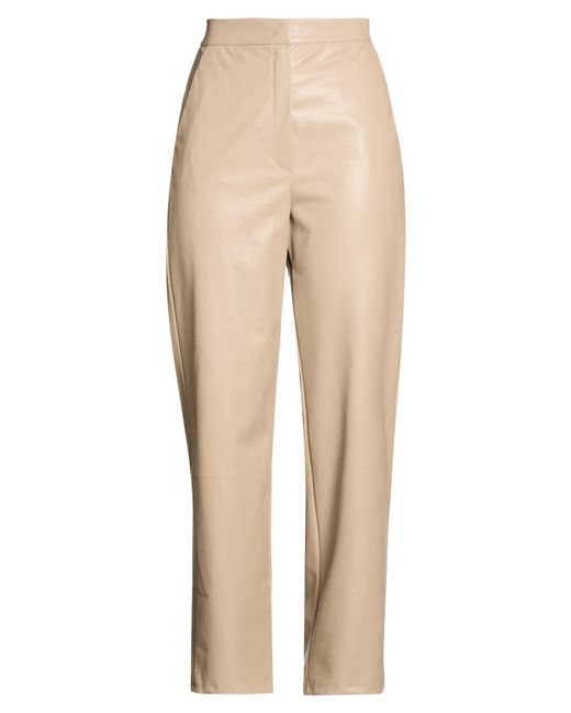 Marella Natural Pants Polyester, Polyurethane