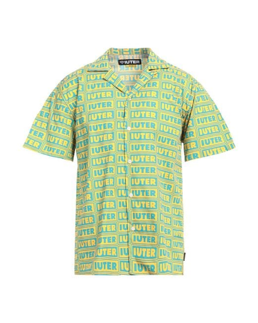 Iuter Green Shirt for men
