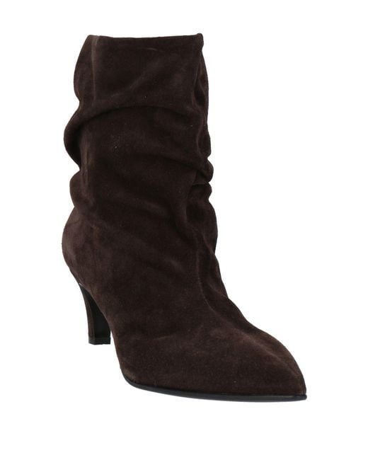 Strategia Black Ankle Boots Leather