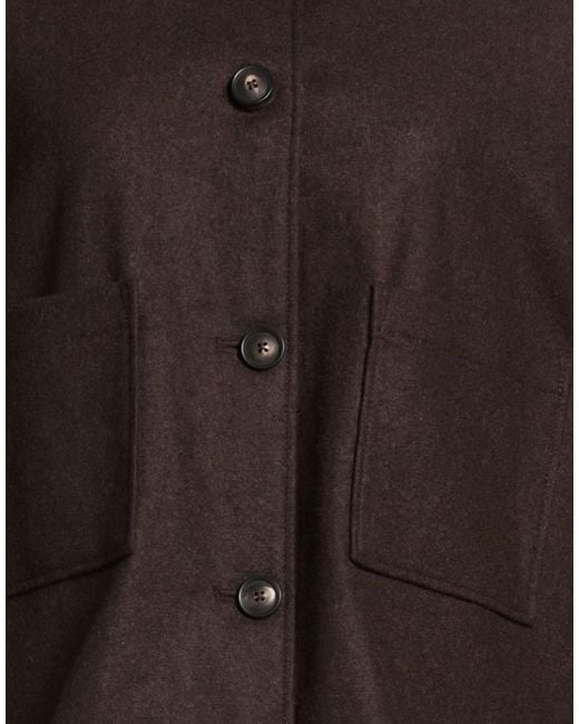 Circolo 1901 Brown Jacket Wool, Polyamide, Cashmere, Elastane
