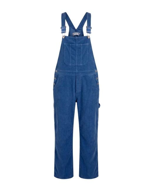Please Blue Overalls Cotton, Elastane