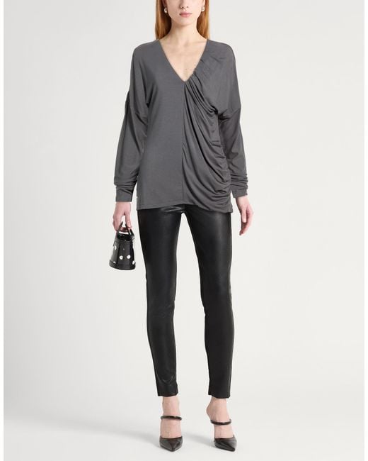 Byblos Gray Top Modal, Elastane