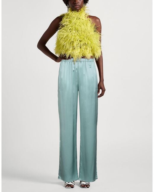 Antonelli Blue Pants Silk