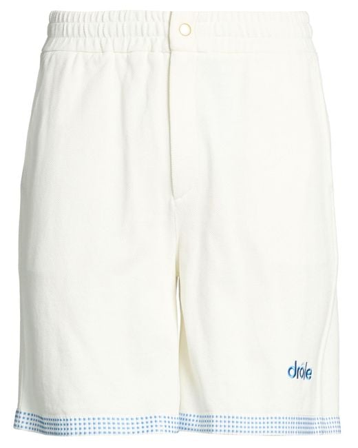 Drole de Monsieur White Shorts & Bermuda Shorts for men