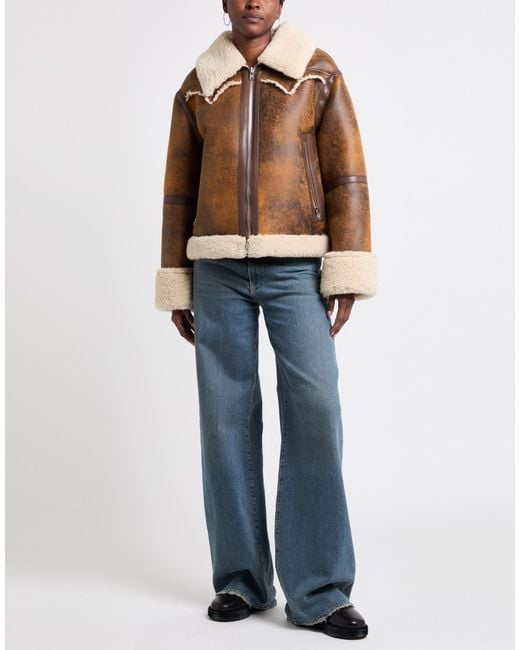 Stand Studio Brown Shearling & Teddy