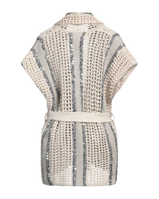 Cardigan di Brunello Cucinelli in White