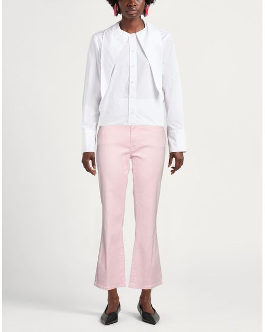 Jacob Cohen Pink Jeans Lyocell, Cotton, Polyester, Elastane