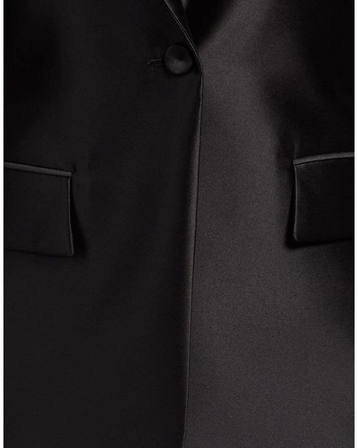 Alberta Ferretti Black Blazer Polyester, Silk