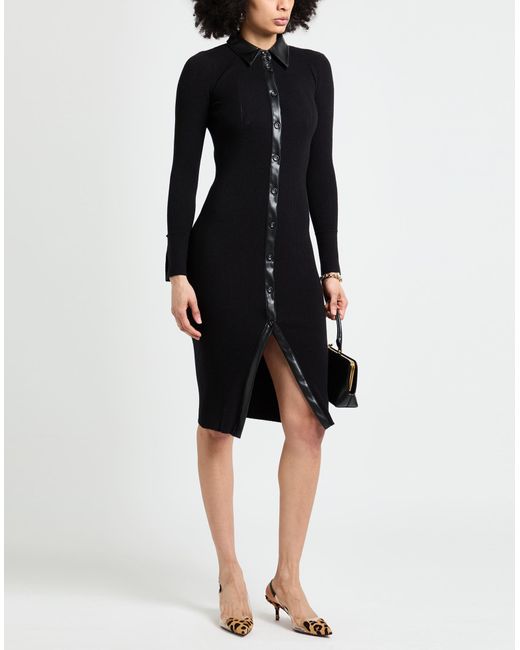 Vestido midi No Secrets de color Black