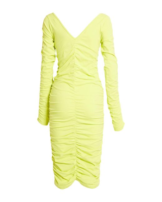 Helmut Lang Yellow Mini Dress