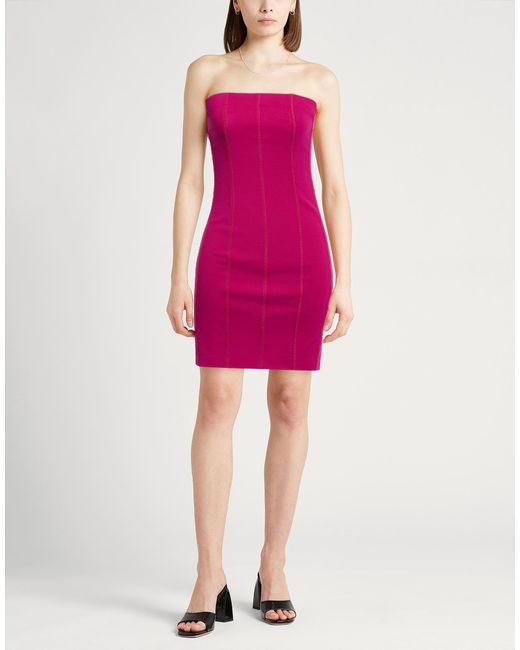 Semicouture Pink Mini Dresses