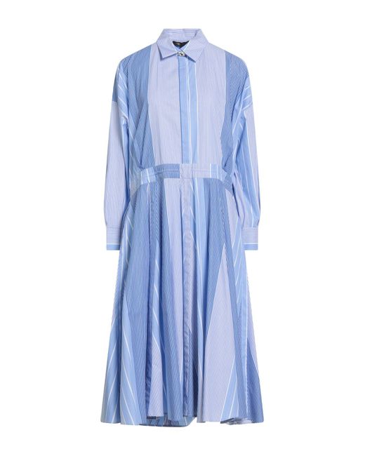 Maje Blue Midi-Kleid