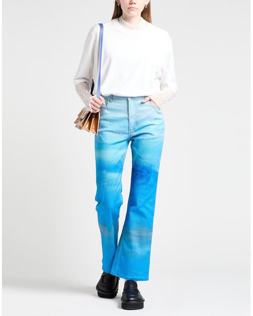 Marni Blue Azure Jeans Cotton, Elastane