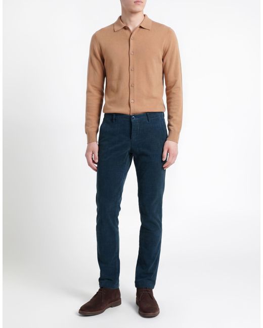 Mason's Blue Pants Cotton, Elastane for men
