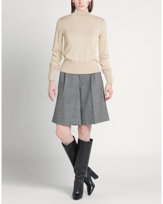 Alpha Studio White Turtleneck