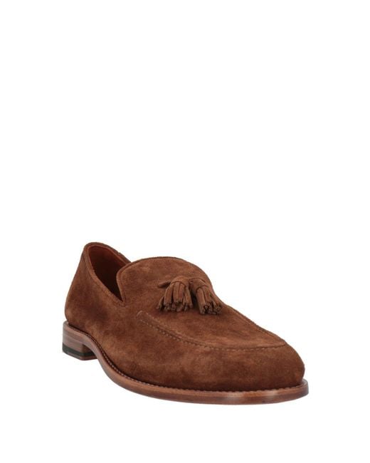Eleventy Brown Loafers Leather for men