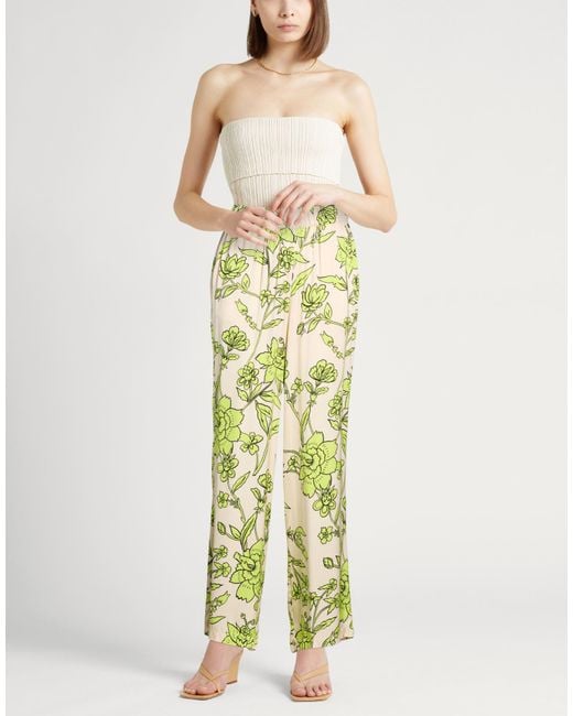 Liu Jo Metallic Pants Viscose