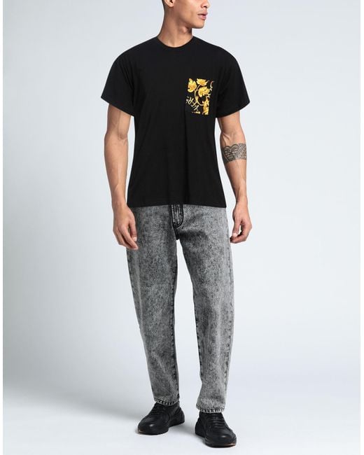 T-shirt Versace Jeans Couture pour homme en coloris Black