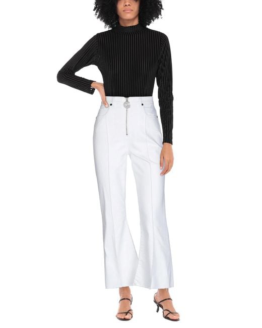 Gaelle Paris White Jeans