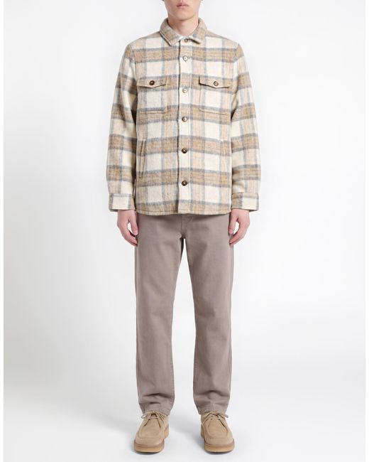 Façonnable Natural Jacket Wool, Virgin Wool, Polyester, Alpaca Wool, Polyamide for men