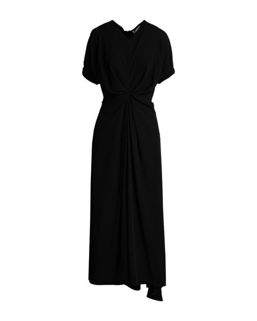MEIMEIJ Black Maxi Dress Polyester, Elastane