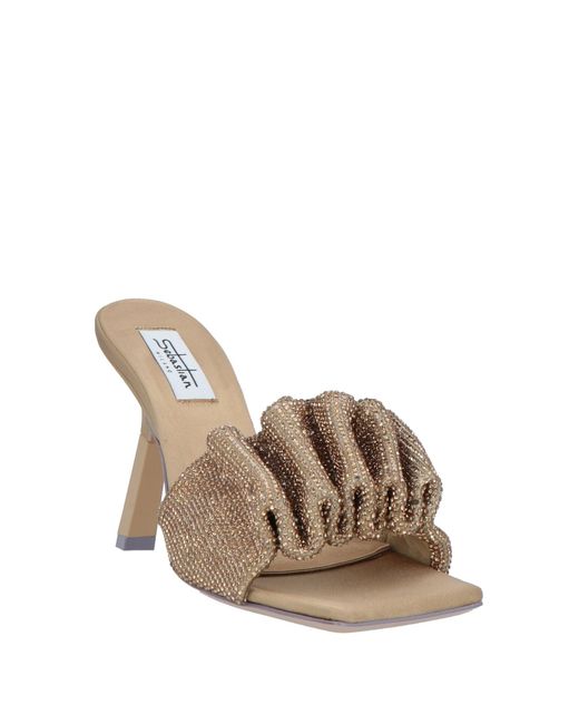 Sebastian Milano Natural Sandals