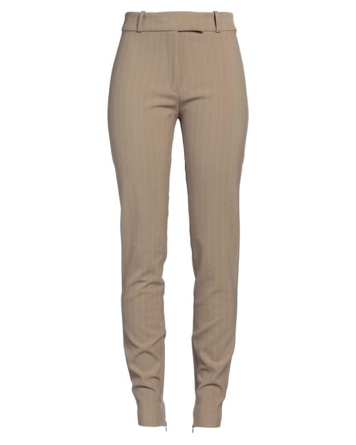Samsøe & Samsøe Natural Pants Recycled Polyester, Viscose, Cotton, Elastane