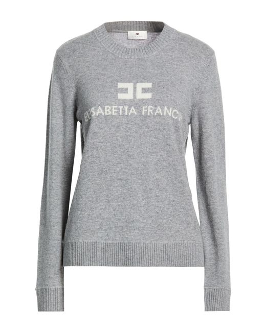 Elisabetta Franchi Gray Pullover