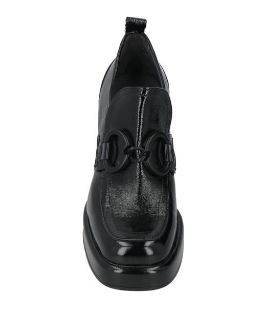 Janet & Janet Black Loafers Leather