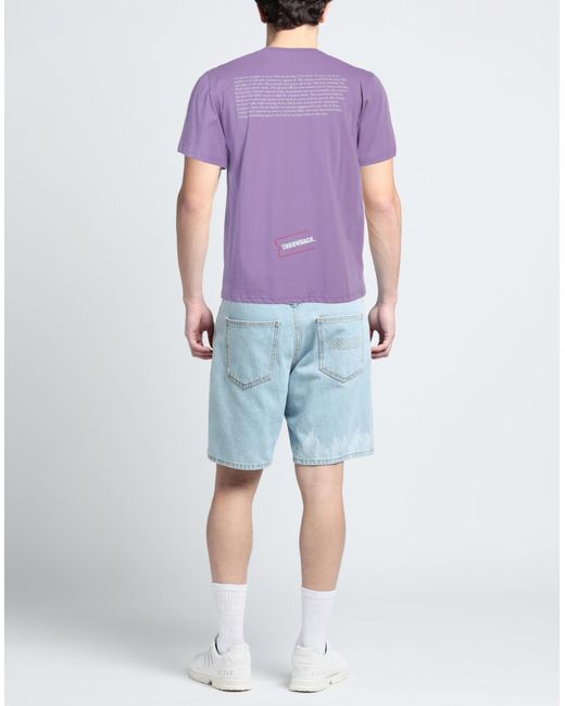 Throwback. Purple T-shirt for men