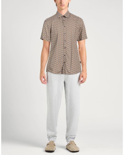 Camicia di Bugatti in Natural da Uomo