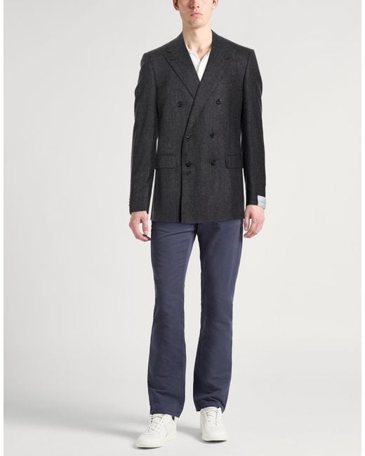 Caruso Black Blazer for men